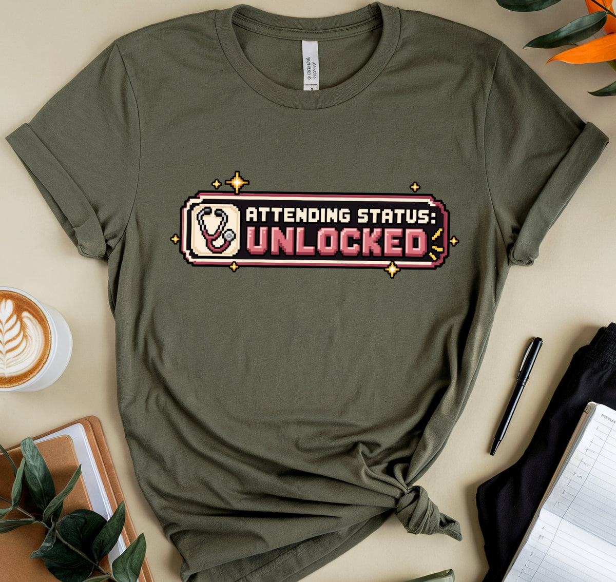 Attending Status Unlocked T-Shirt