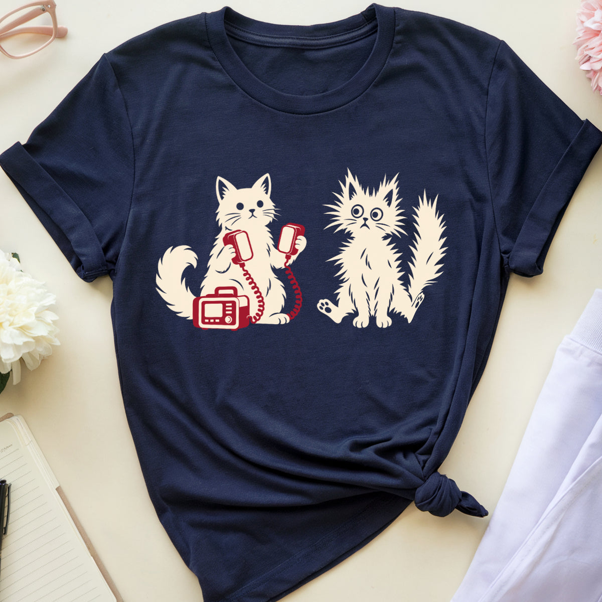 Cats And A Defibrillator T-Shirt