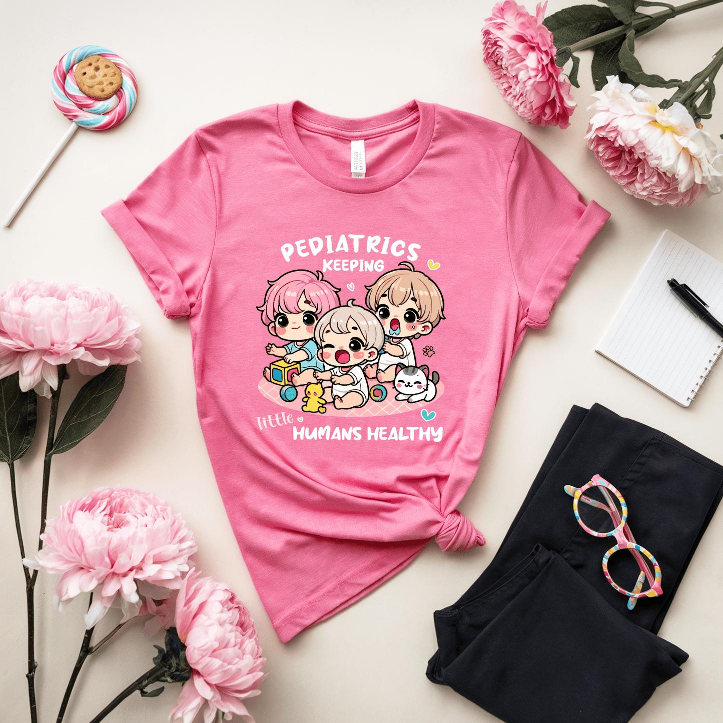 Pediatrics Keeping Little Humans Healthy T-Shirt