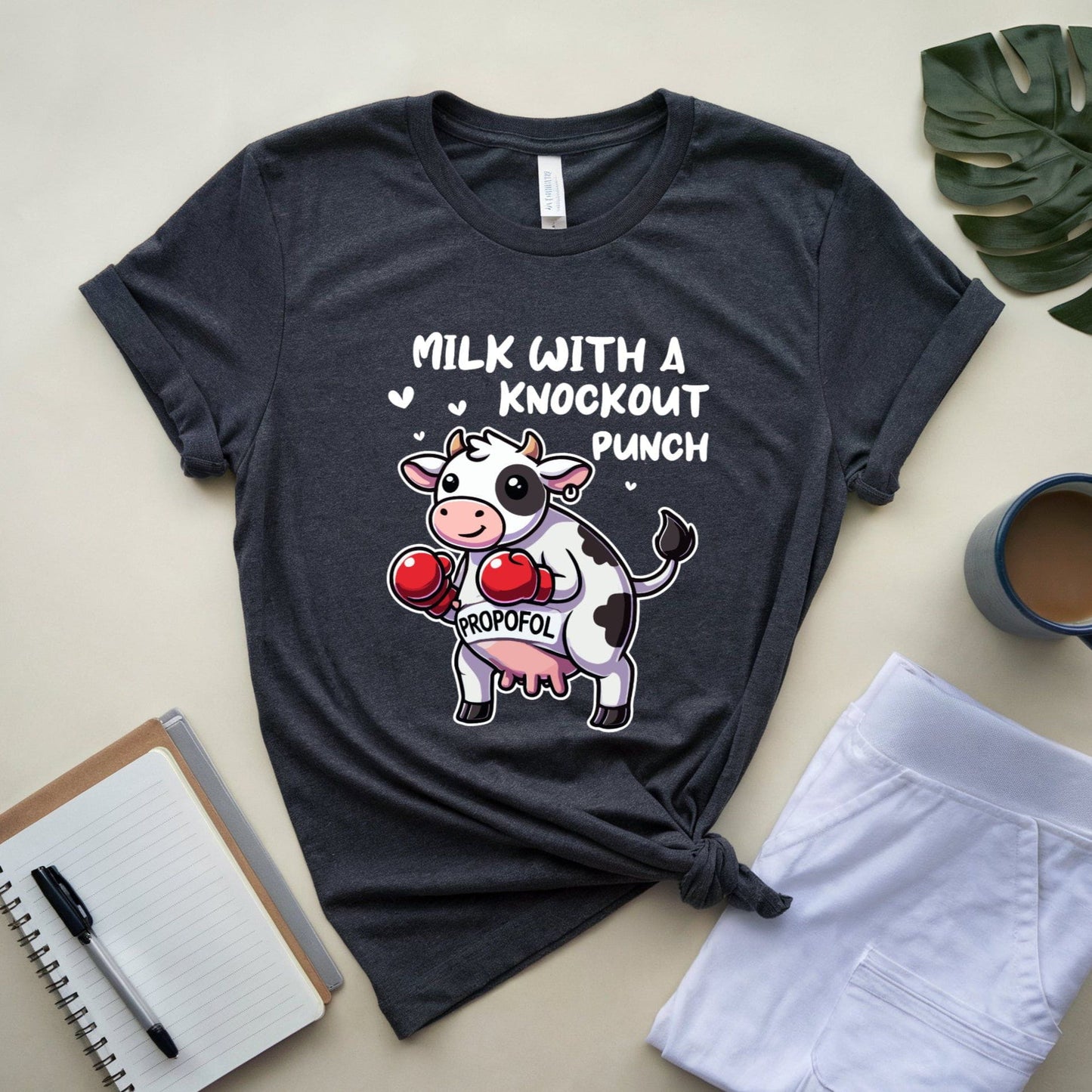 Propofol Milk With A Knockout Punch Tshirt