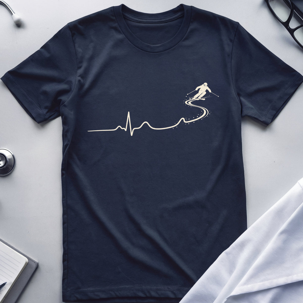 Skier’s Heartbeat Trail T-Shirt