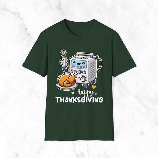 Diathermy Happy Thanksgiving T-Shirt