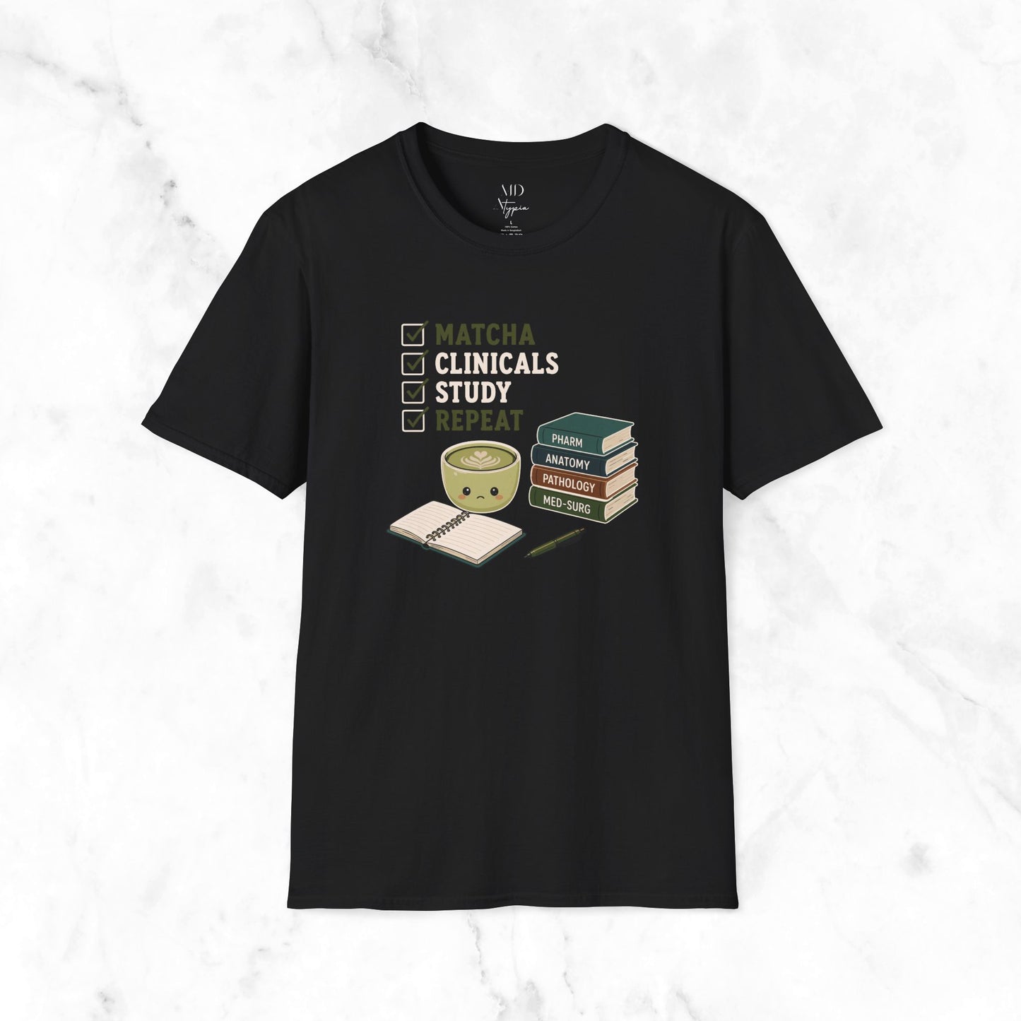 Matcha Clinicals Study Repeat T-Shirt
