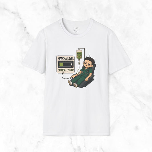 Matcha Level Critically Low T-Shirt
