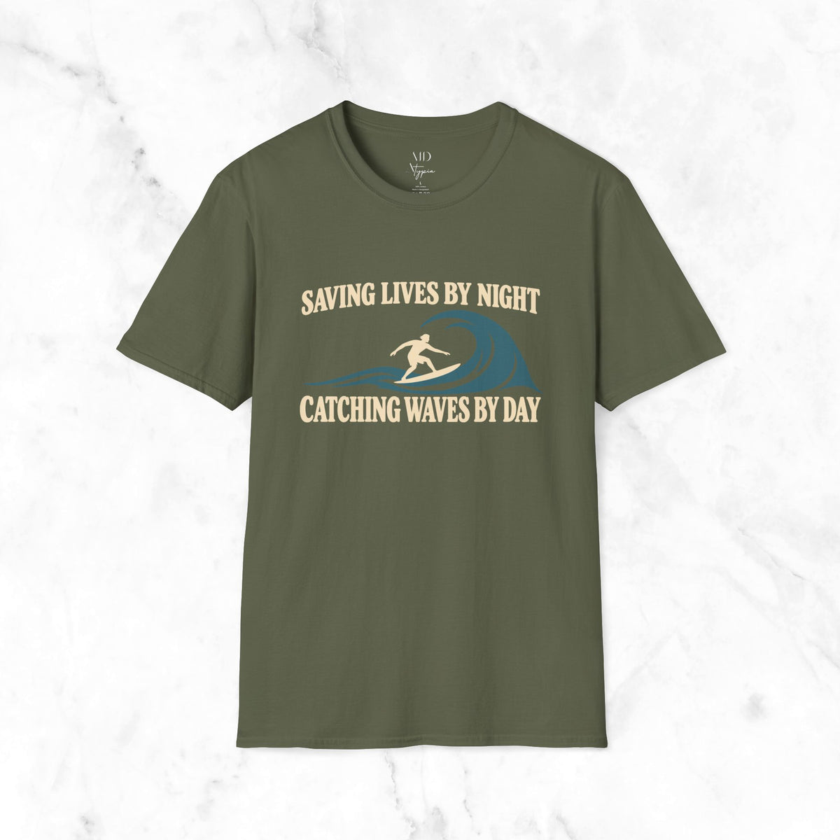 Saving Lives, Catching Waves T-Shirt