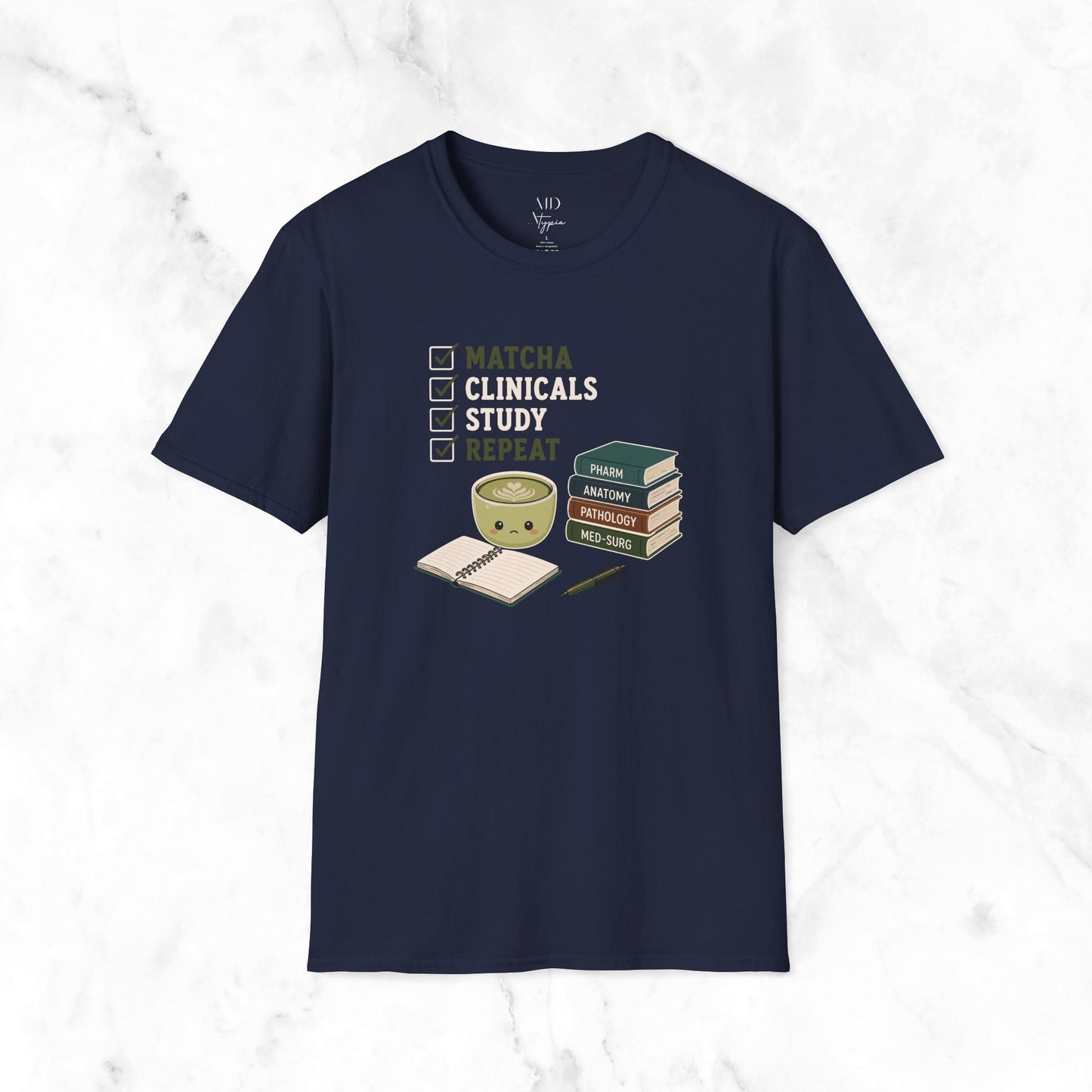 Matcha Clinicals Study Repeat T-Shirt