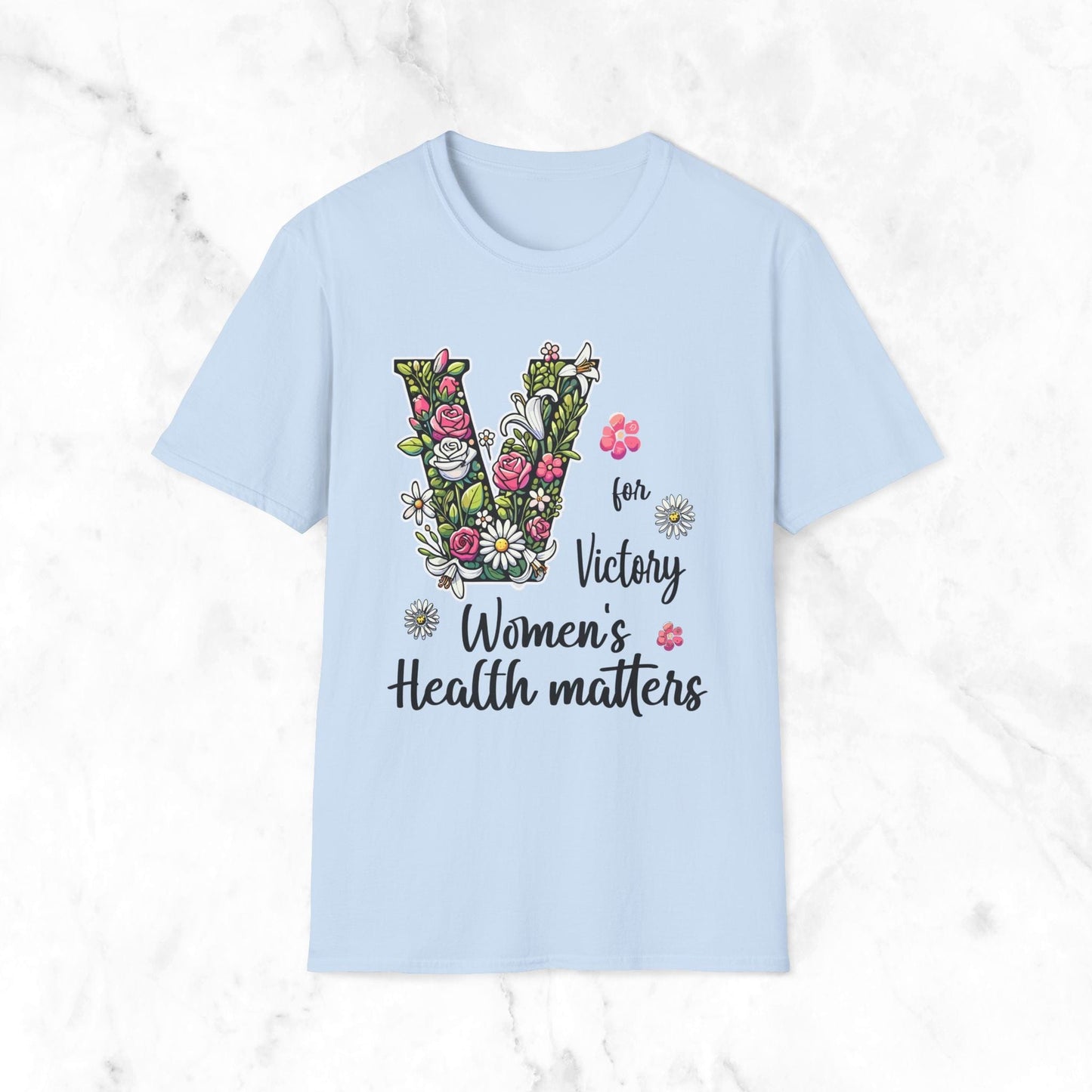 V For Victory Women's Health Matters T-Shirt