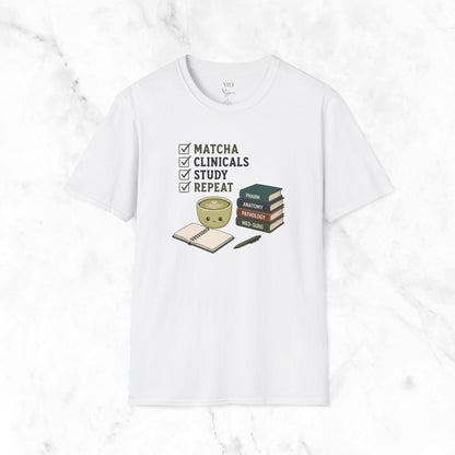 Matcha Clinicals Study Repeat T-Shirt