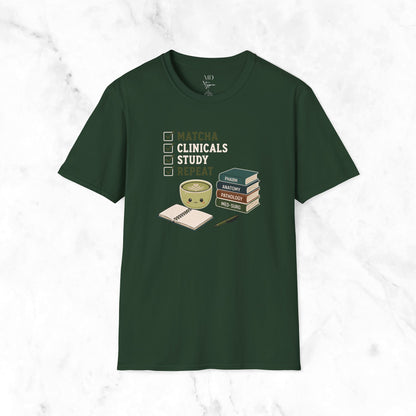 Matcha Clinicals Study Repeat T-Shirt