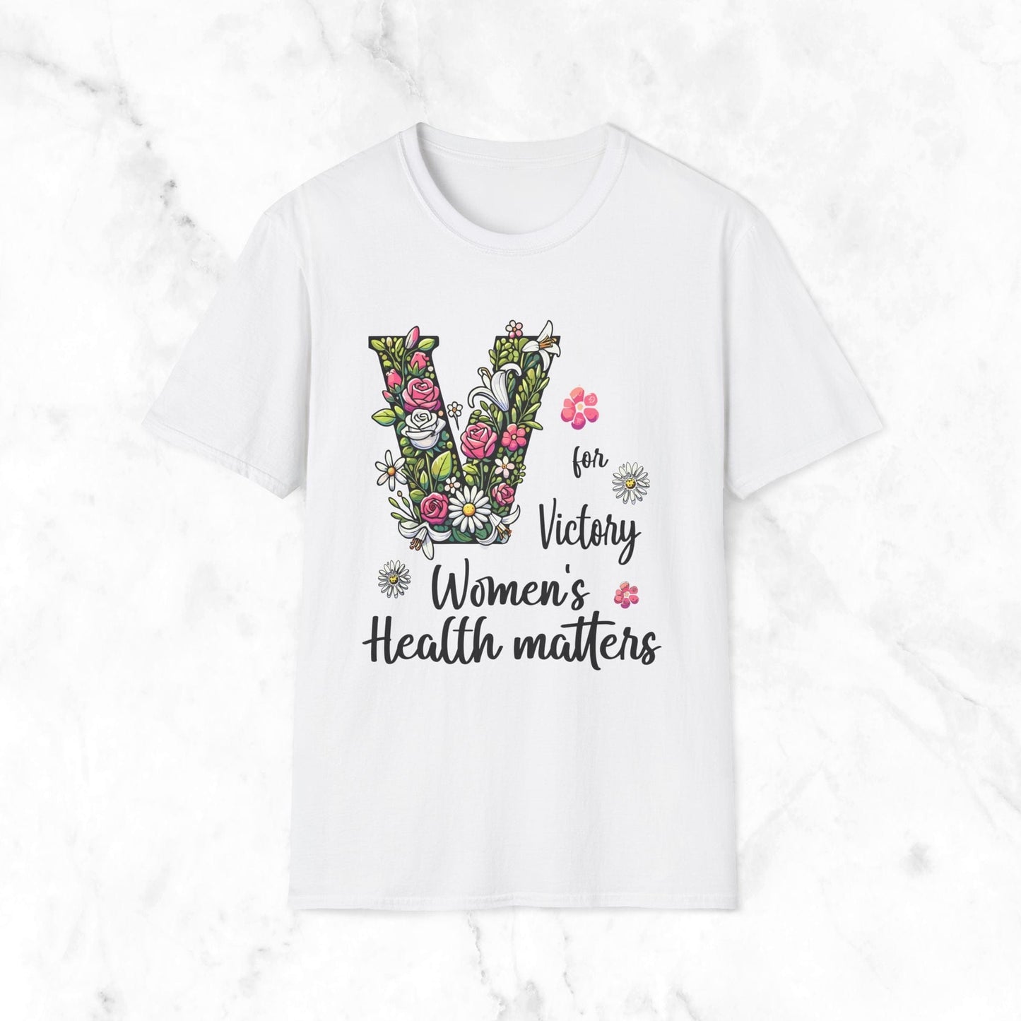 V For Victory Women's Health Matters T-Shirt