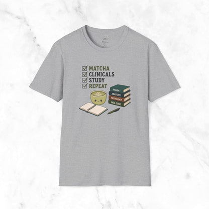 Matcha Clinicals Study Repeat T-Shirt