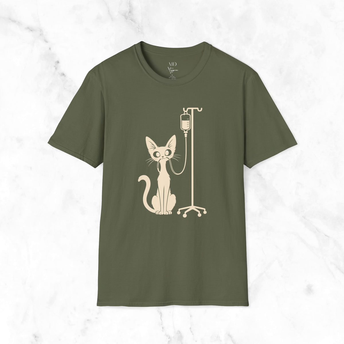 Cat With Drip T-Shirt