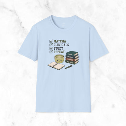 Matcha Clinicals Study Repeat T-Shirt