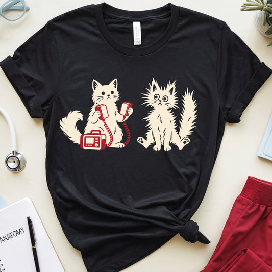 Cats And A Defibrillator T-Shirt