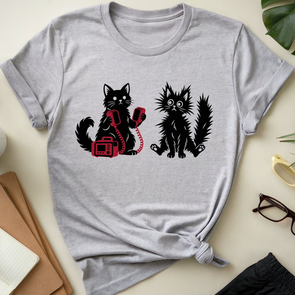 Cats And A Defibrillator T-Shirt