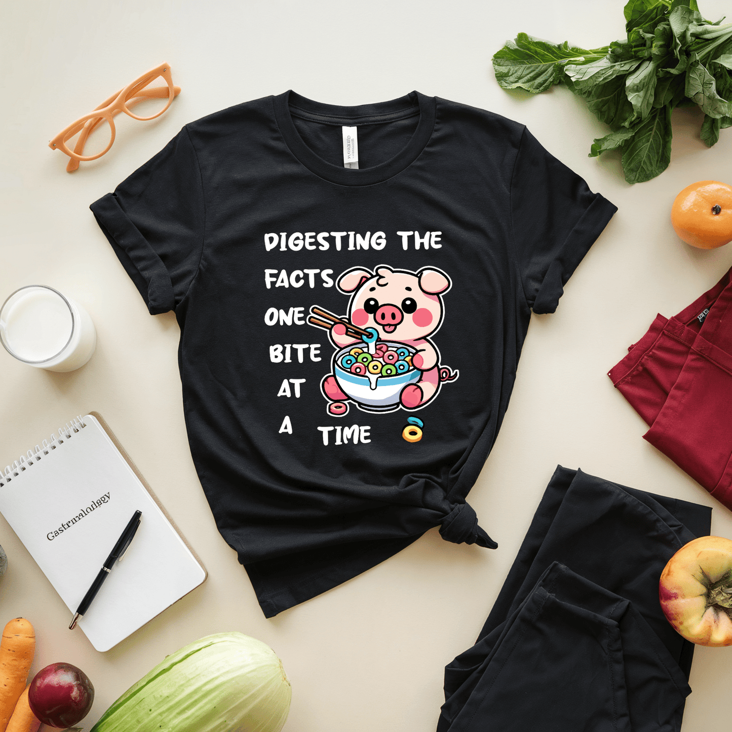 Digesting The Facts One Bite At A Time T-Shirt