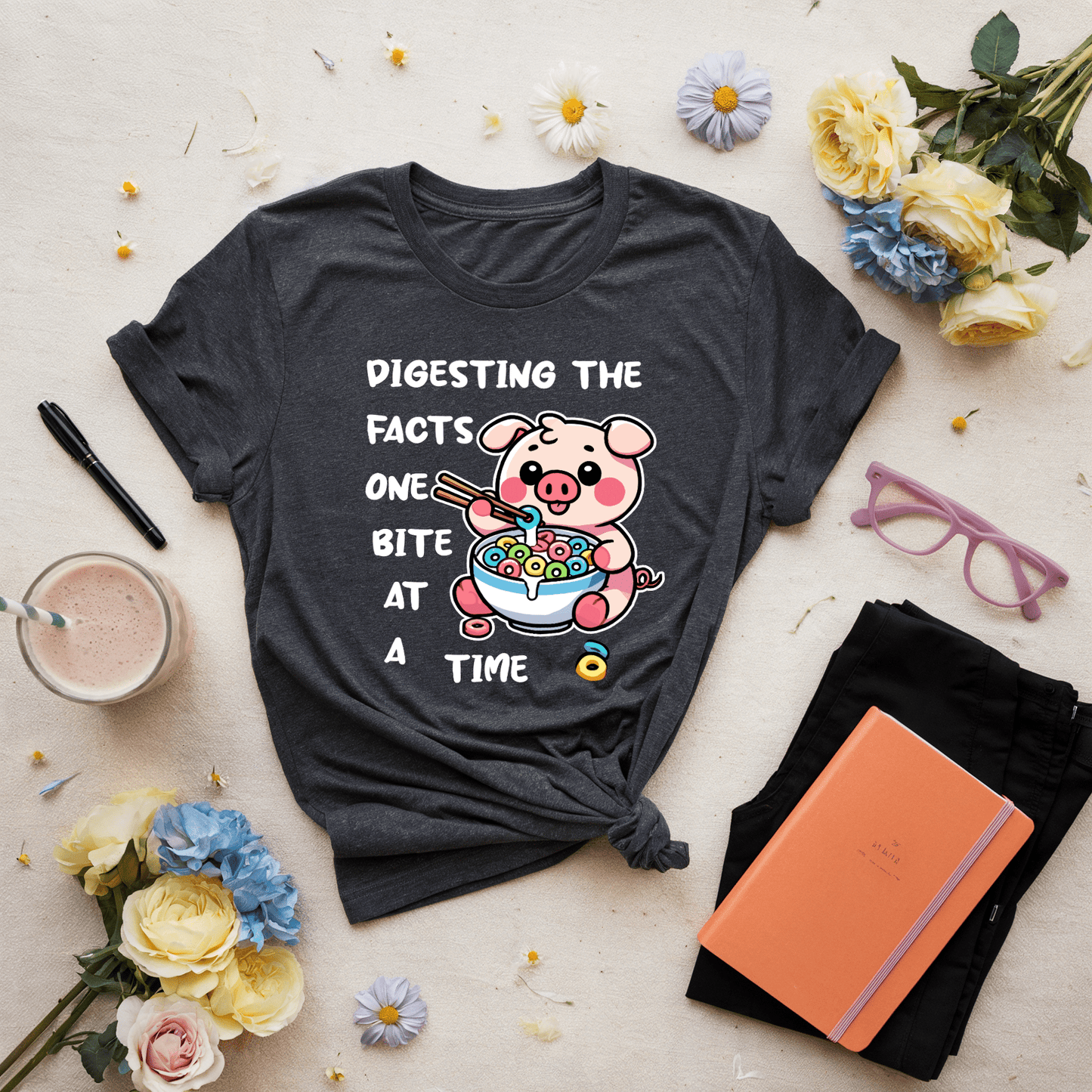 Digesting The Facts One Bite At A Time T-Shirt