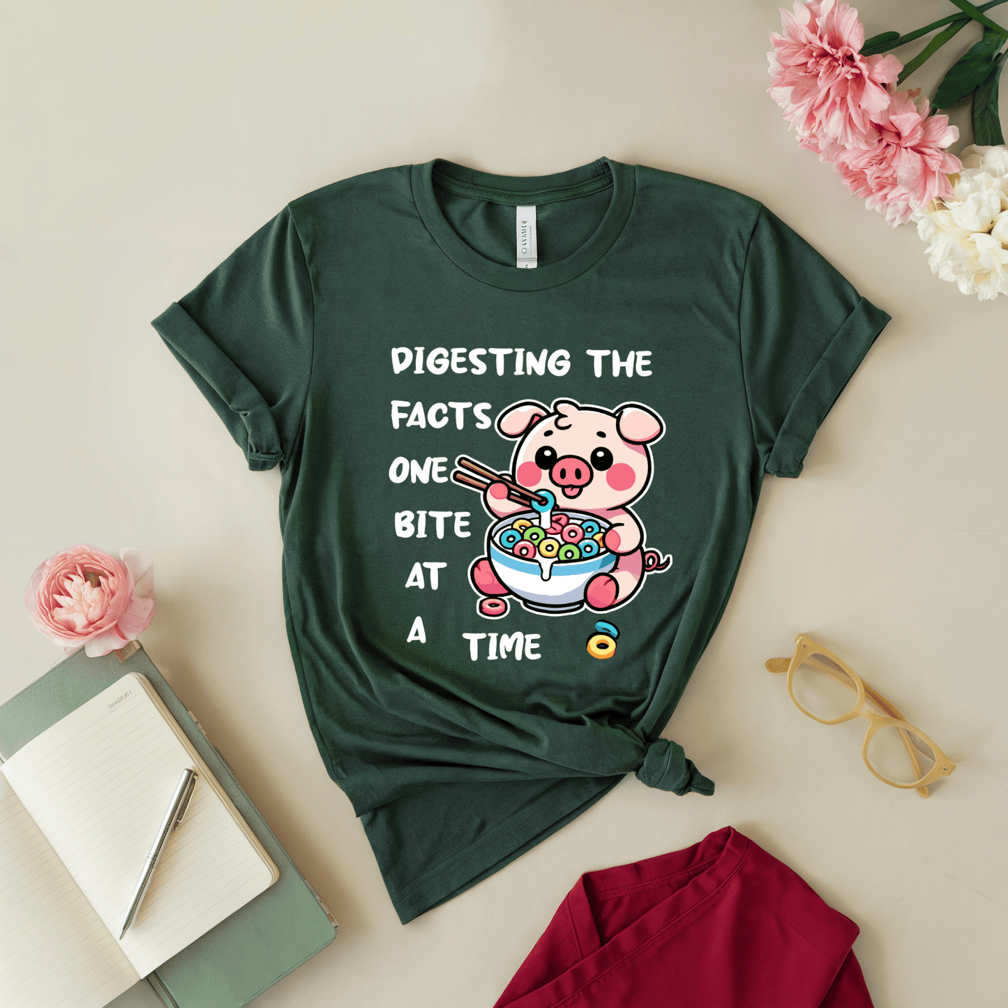 Digesting The Facts One Bite At A Time T-Shirt