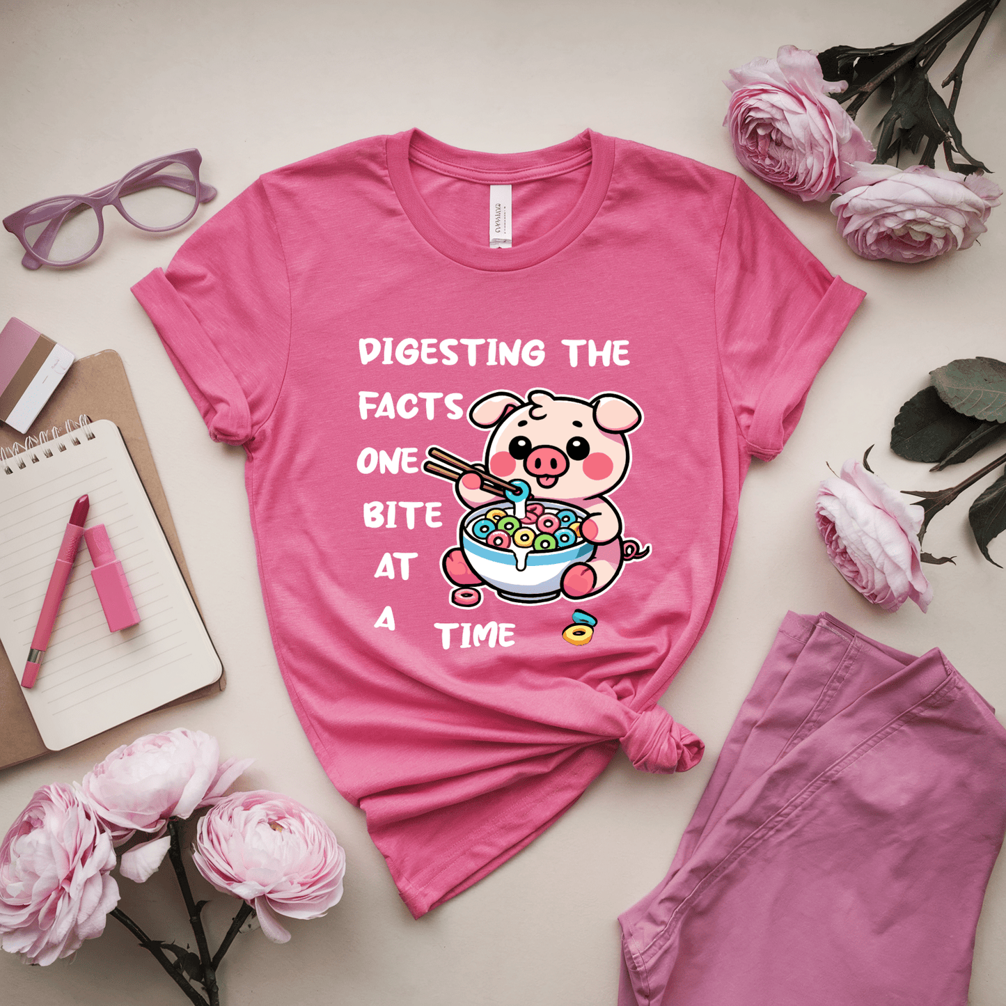Digesting The Facts One Bite At A Time T-Shirt