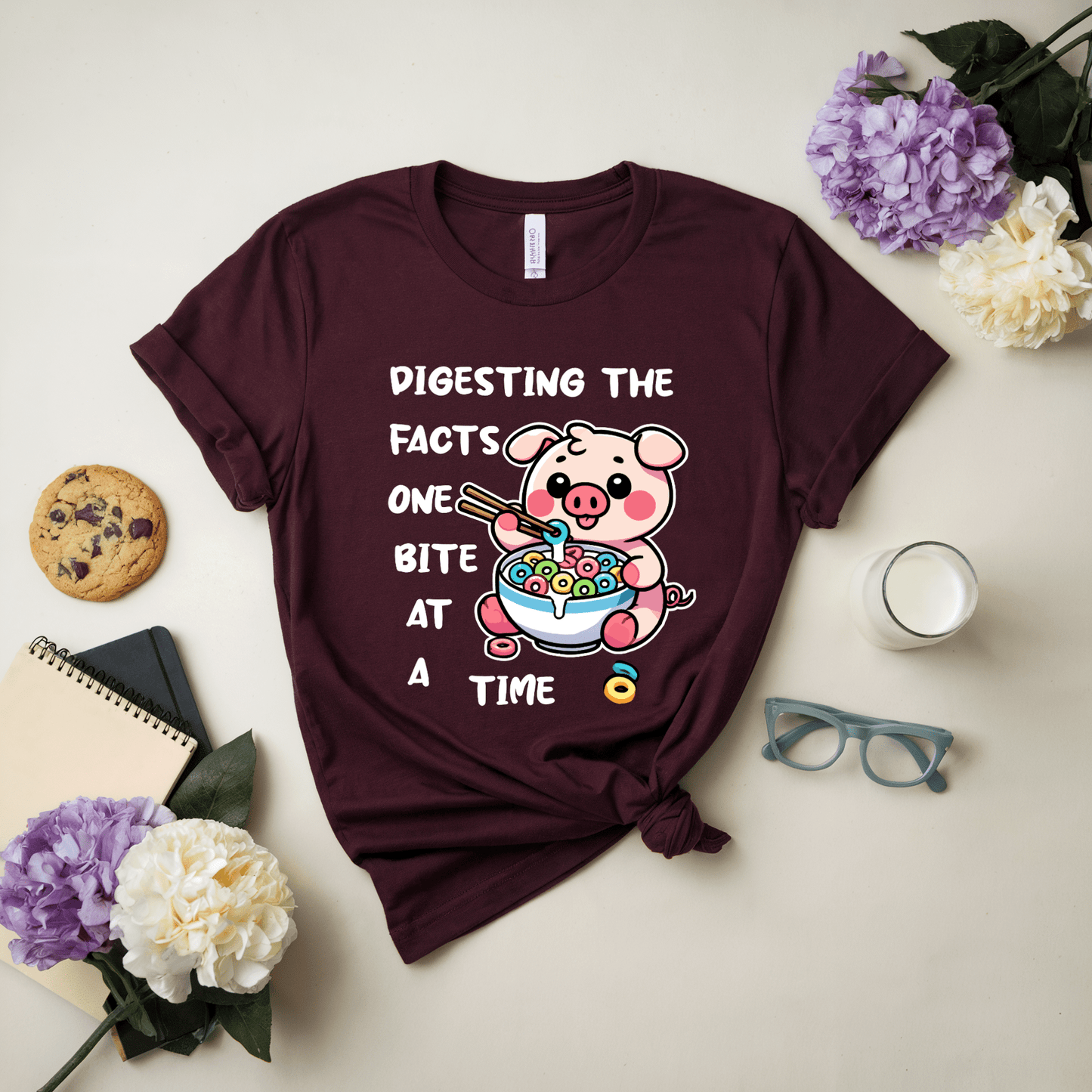Digesting The Facts One Bite At A Time T-Shirt