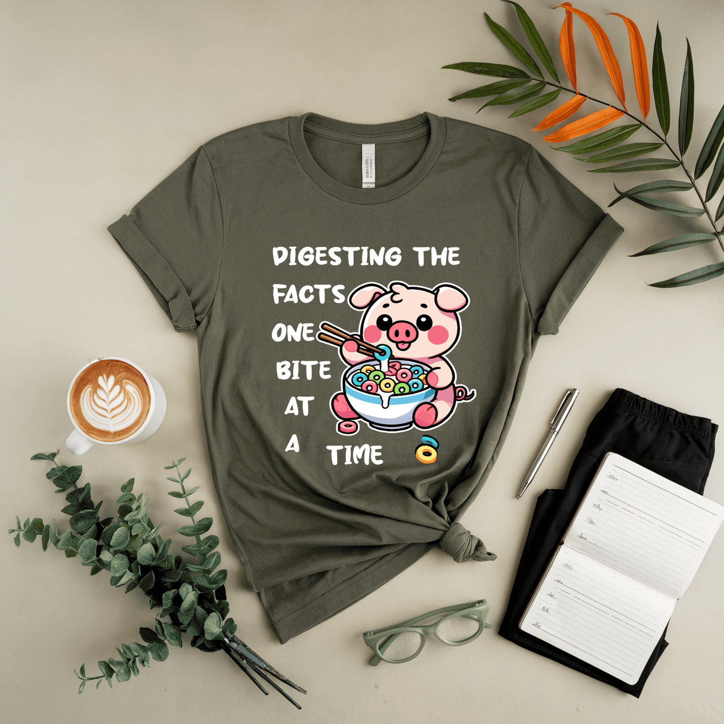 Digesting The Facts One Bite At A Time T-Shirt