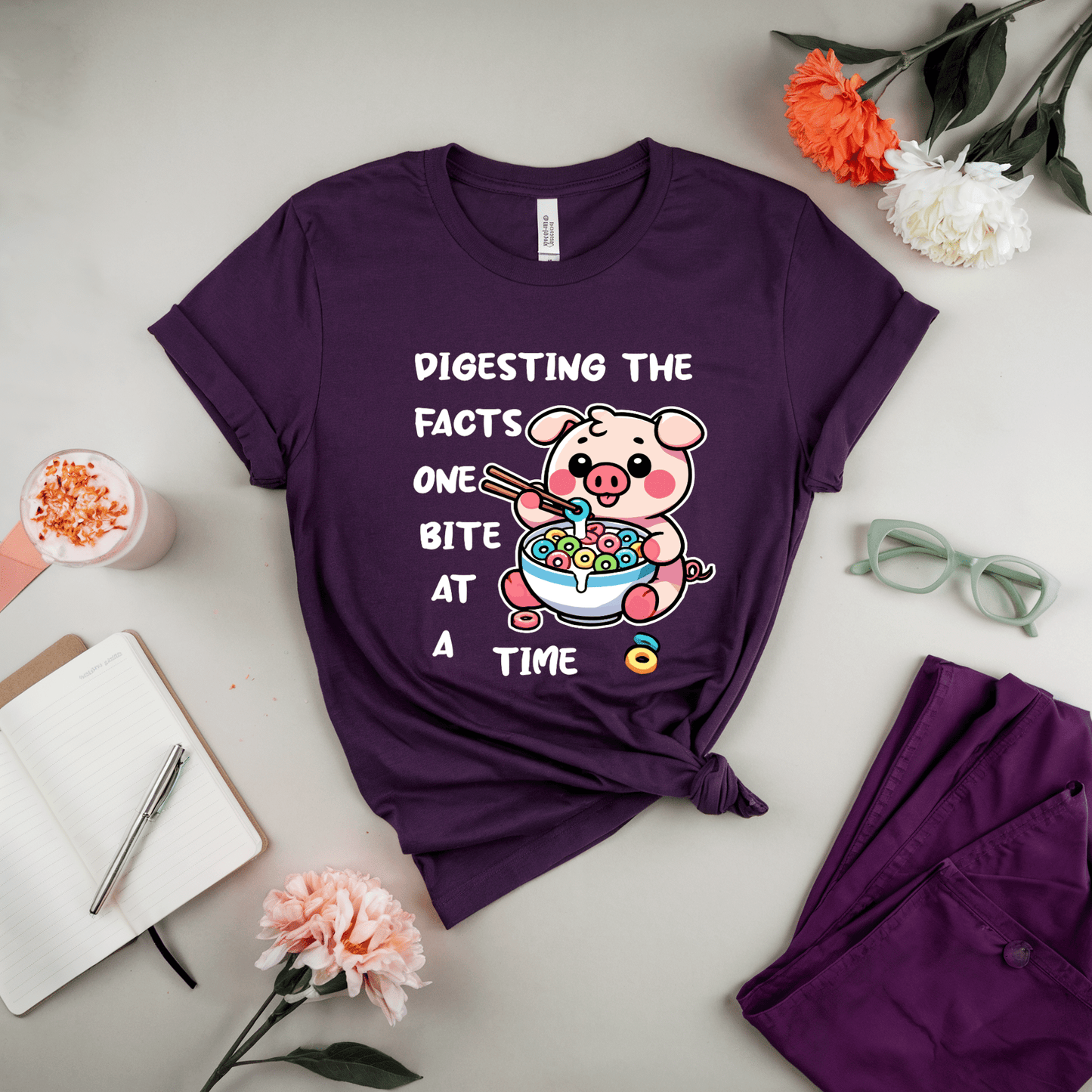 Digesting The Facts One Bite At A Time T-Shirt