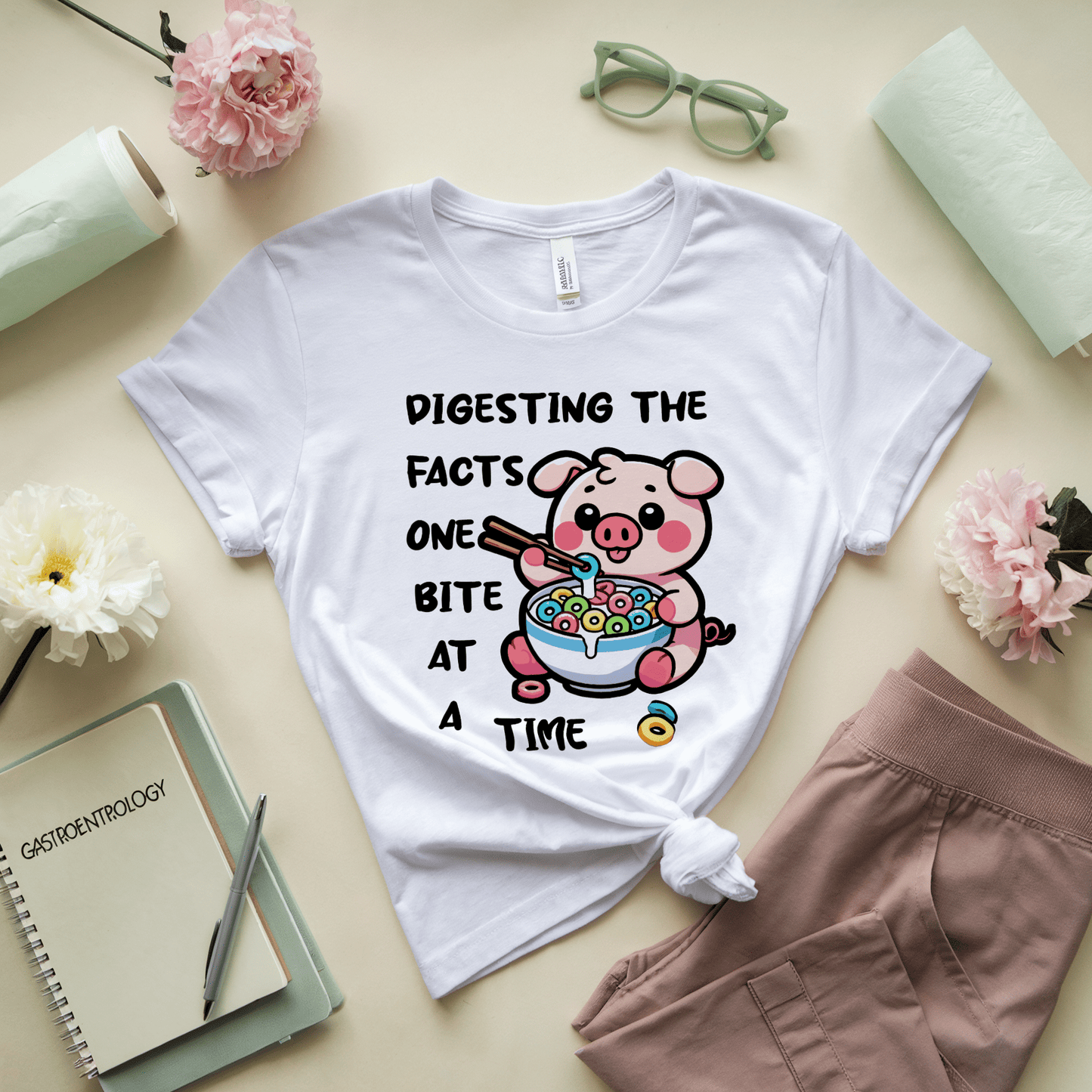 Digesting The Facts One Bite At A Time T-Shirt