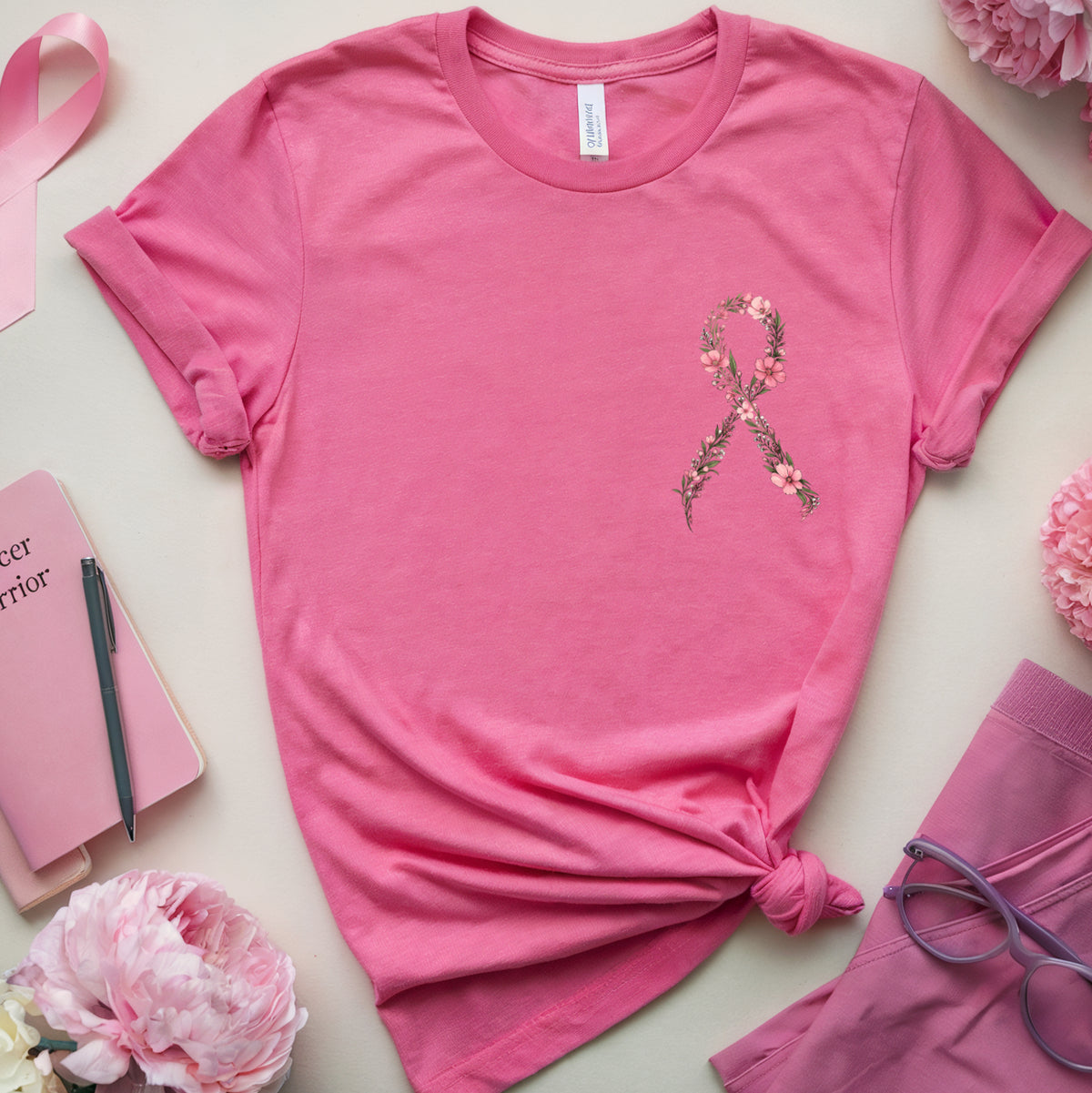 Floral Ribbon T-Shirt