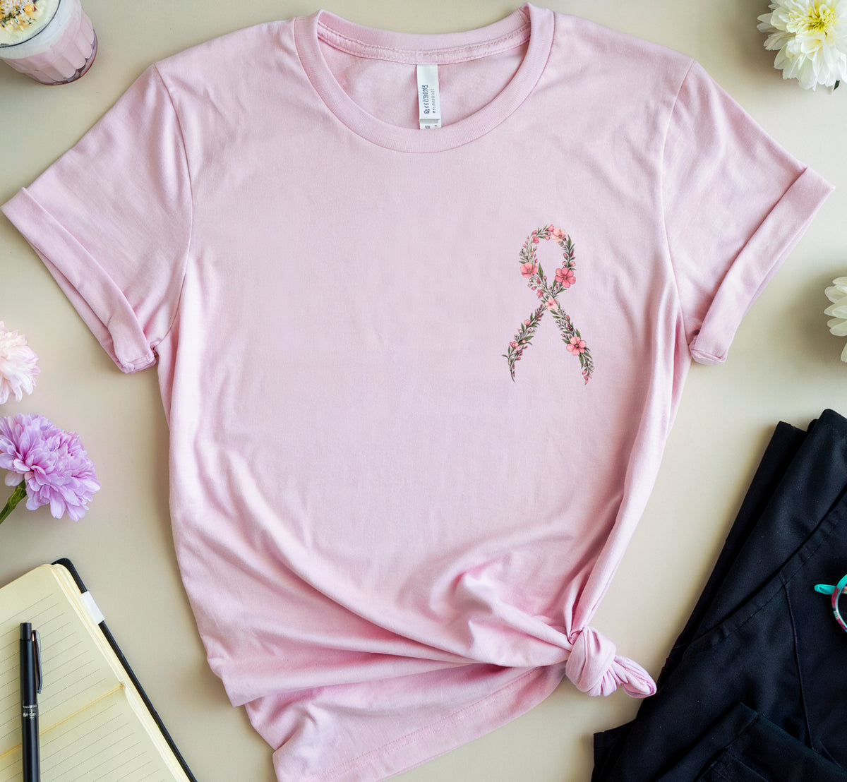 Floral Ribbon T-Shirt