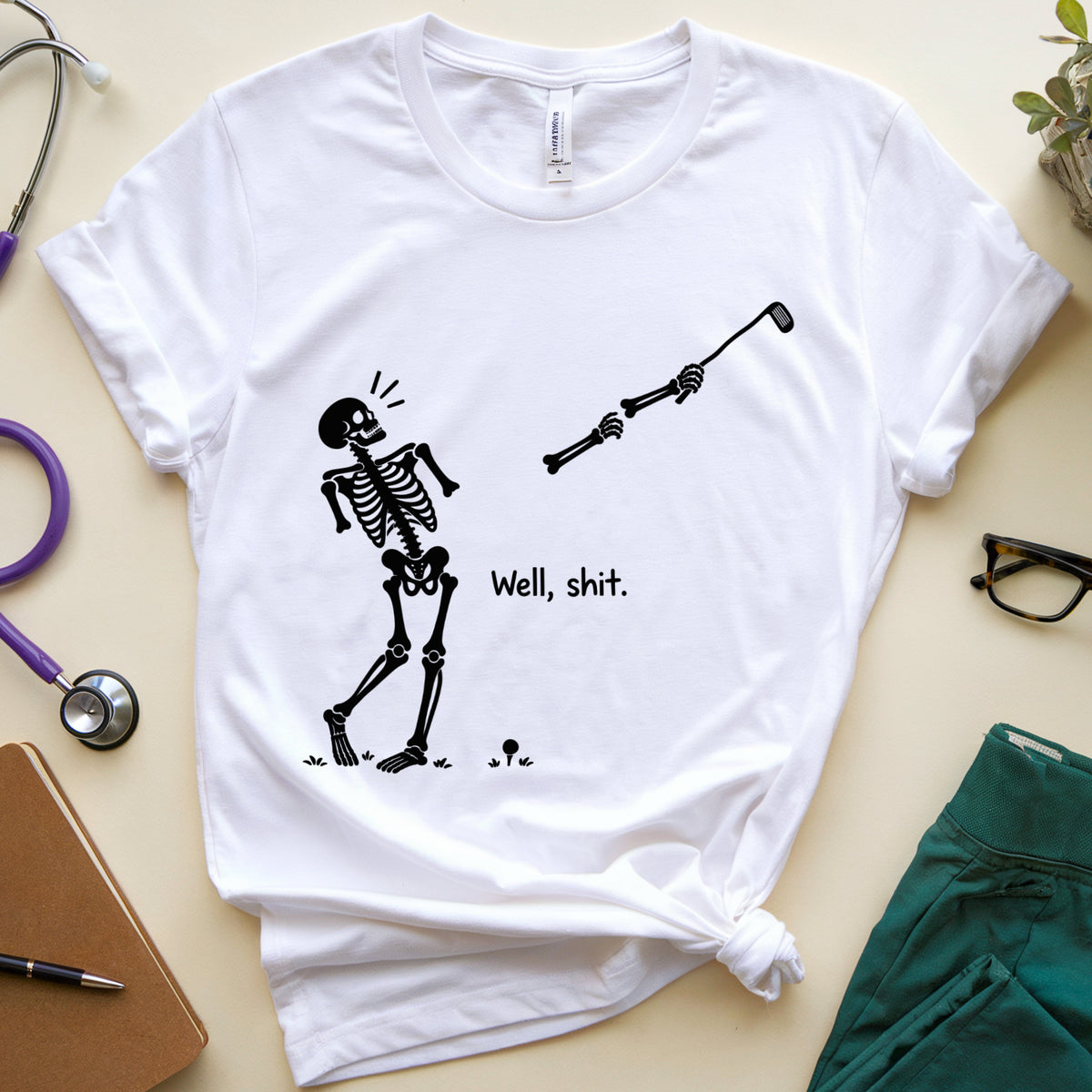 Golfer’s Wild Swing T-Shirt