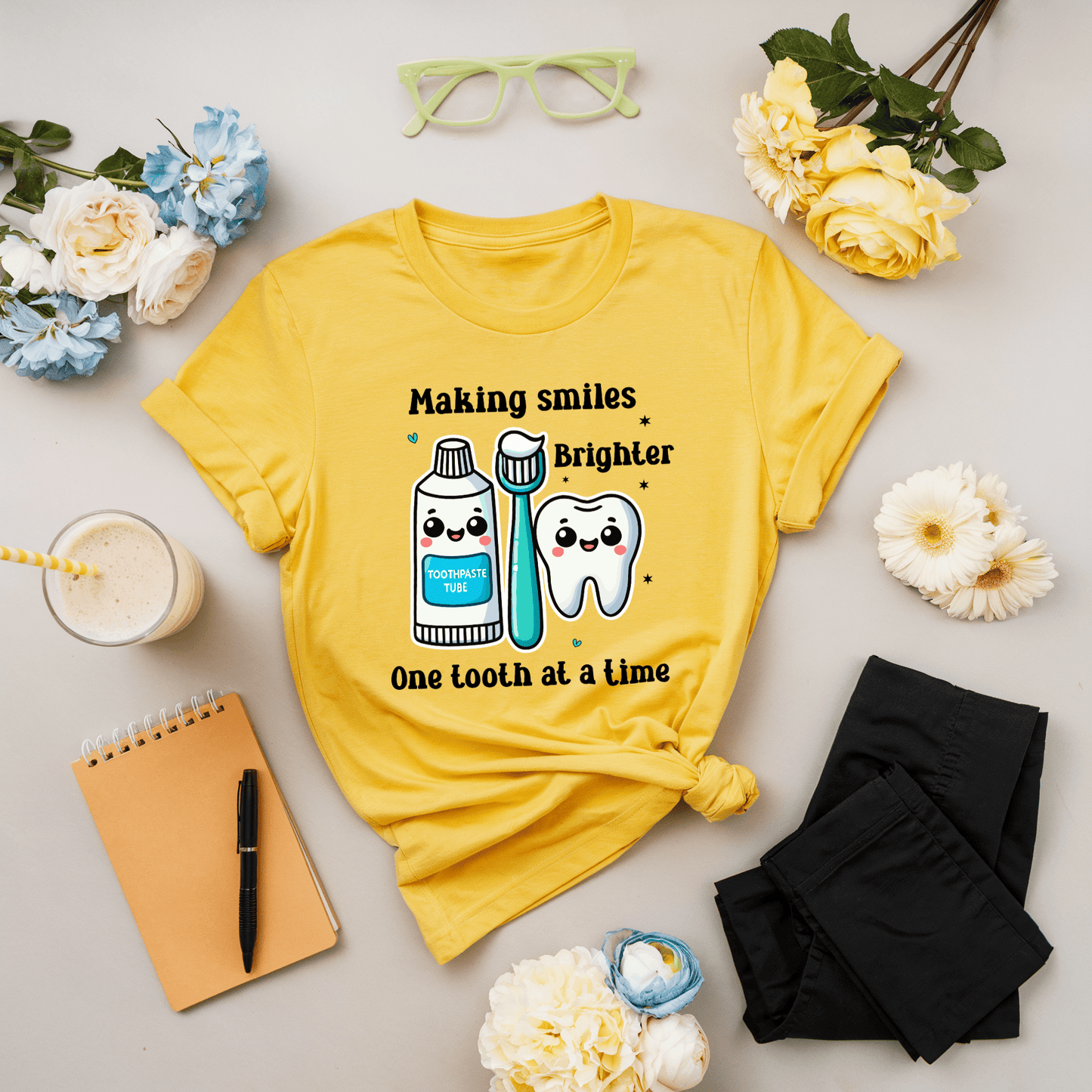 Making Smiles Brighter One Tooth At A Time T-Shirt