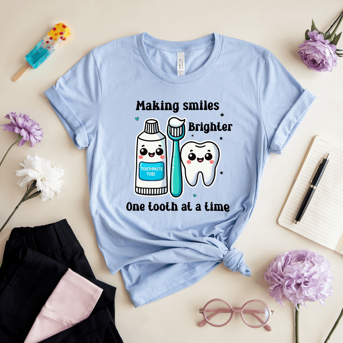 Making Smiles Brighter One Tooth At A Time T-Shirt