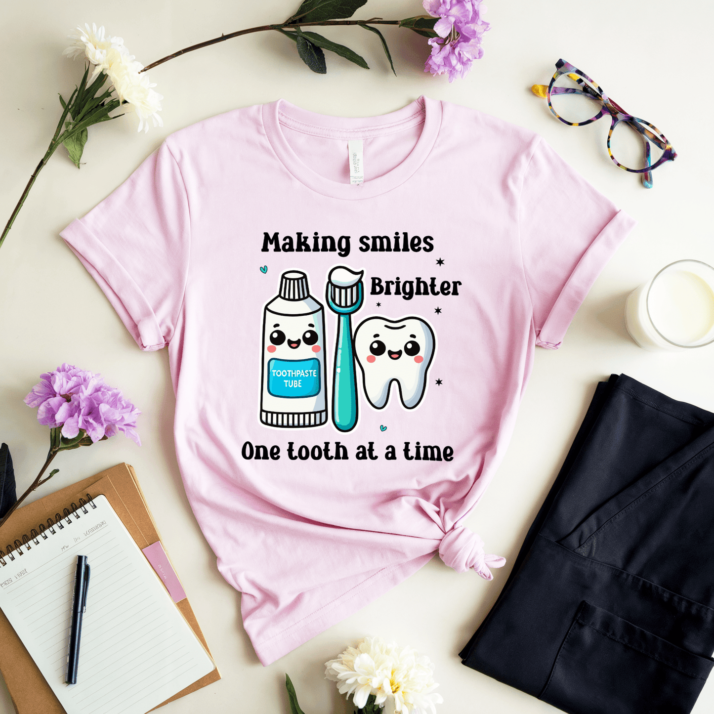 Making Smiles Brighter One Tooth At A Time T-Shirt