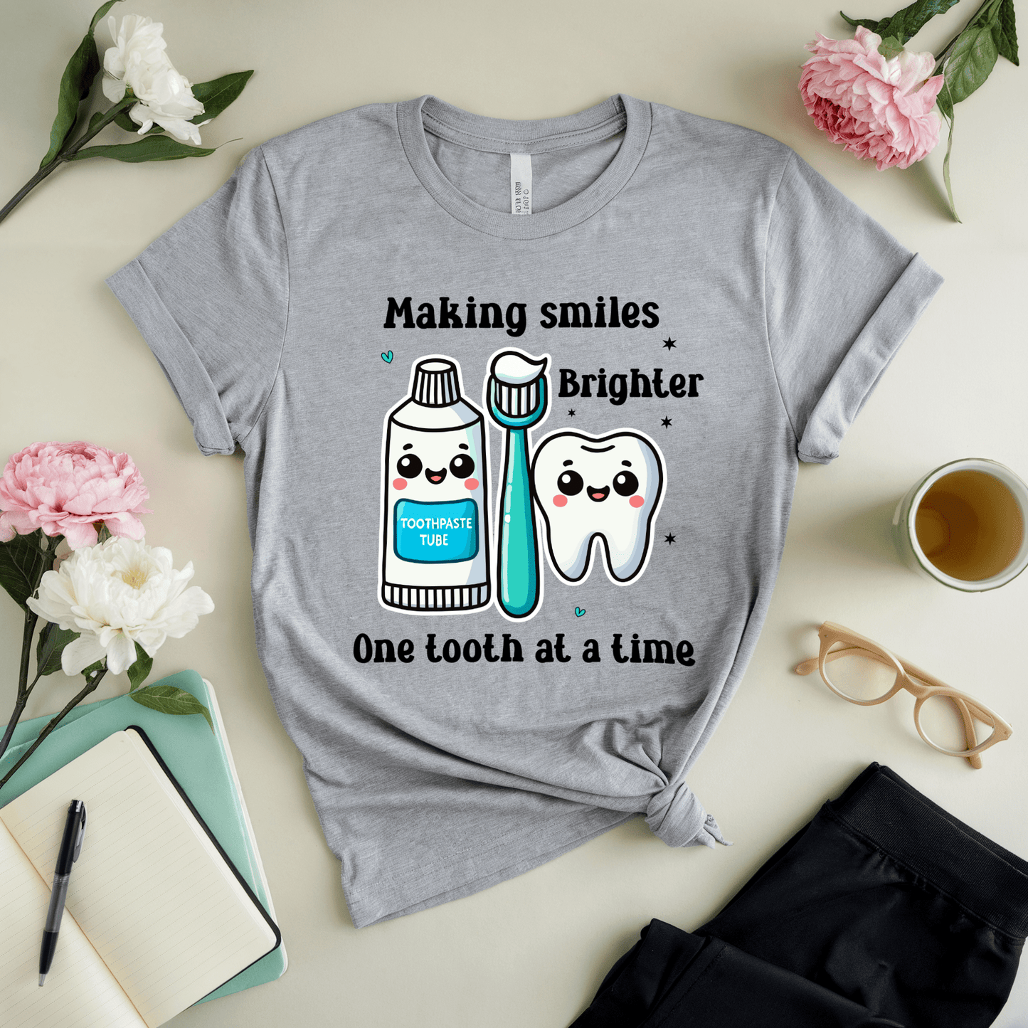 Making Smiles Brighter One Tooth At A Time T-Shirt