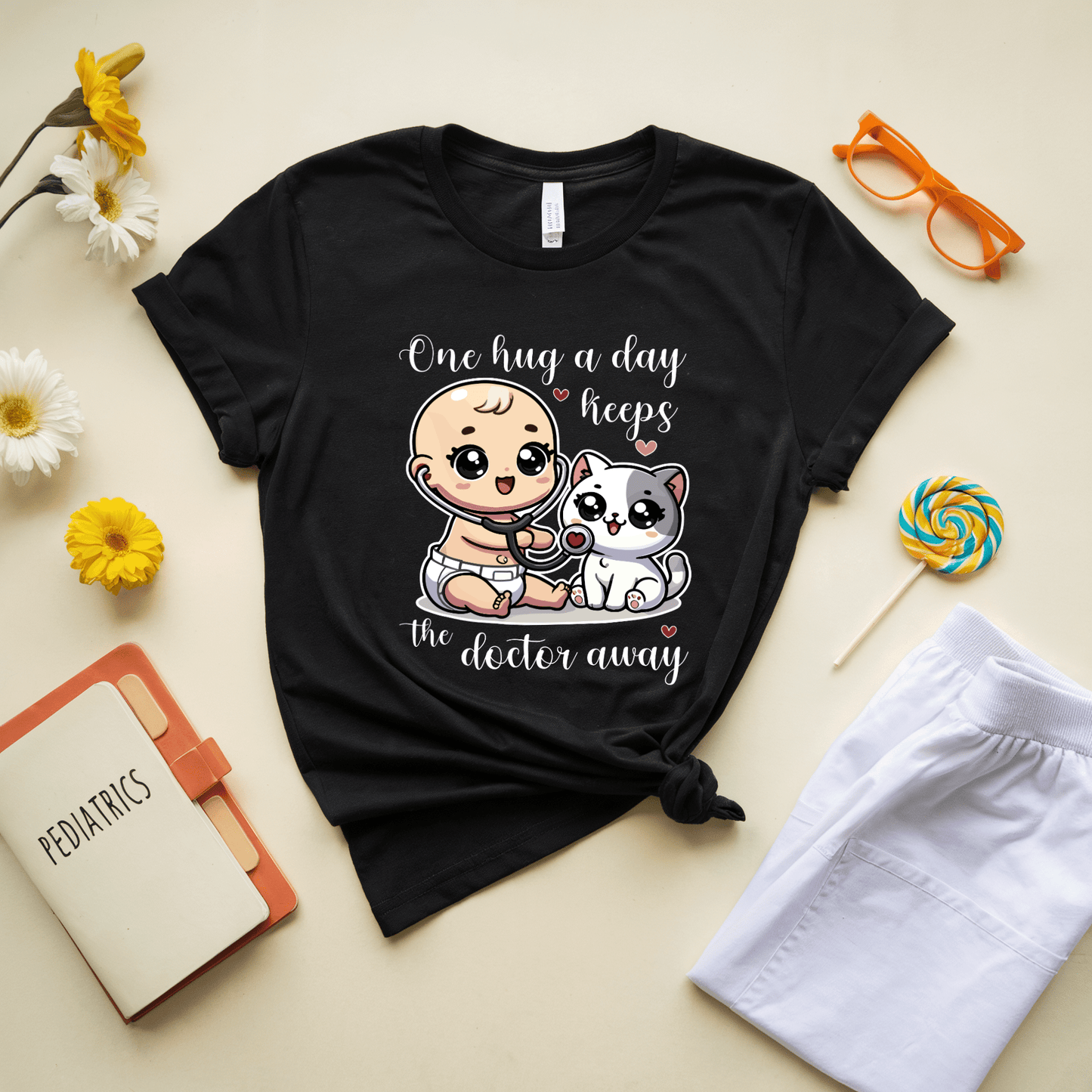One Hug A Day Keeps The Doctor Away T-Shirt