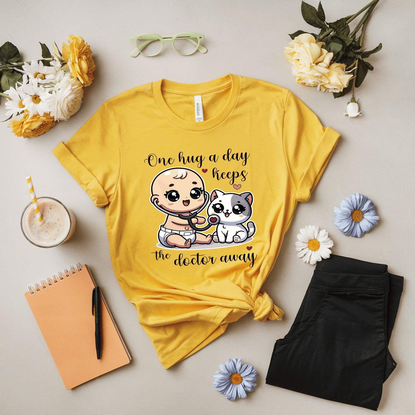 One Hug A Day Keeps The Doctor Away T-Shirt