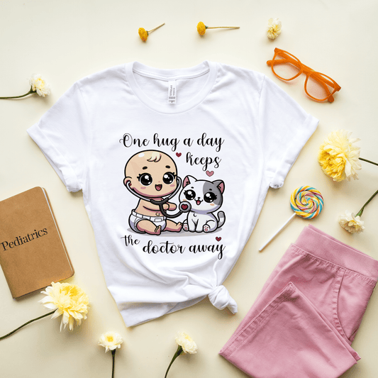 One Hug A Day Keeps The Doctor Away T-Shirt