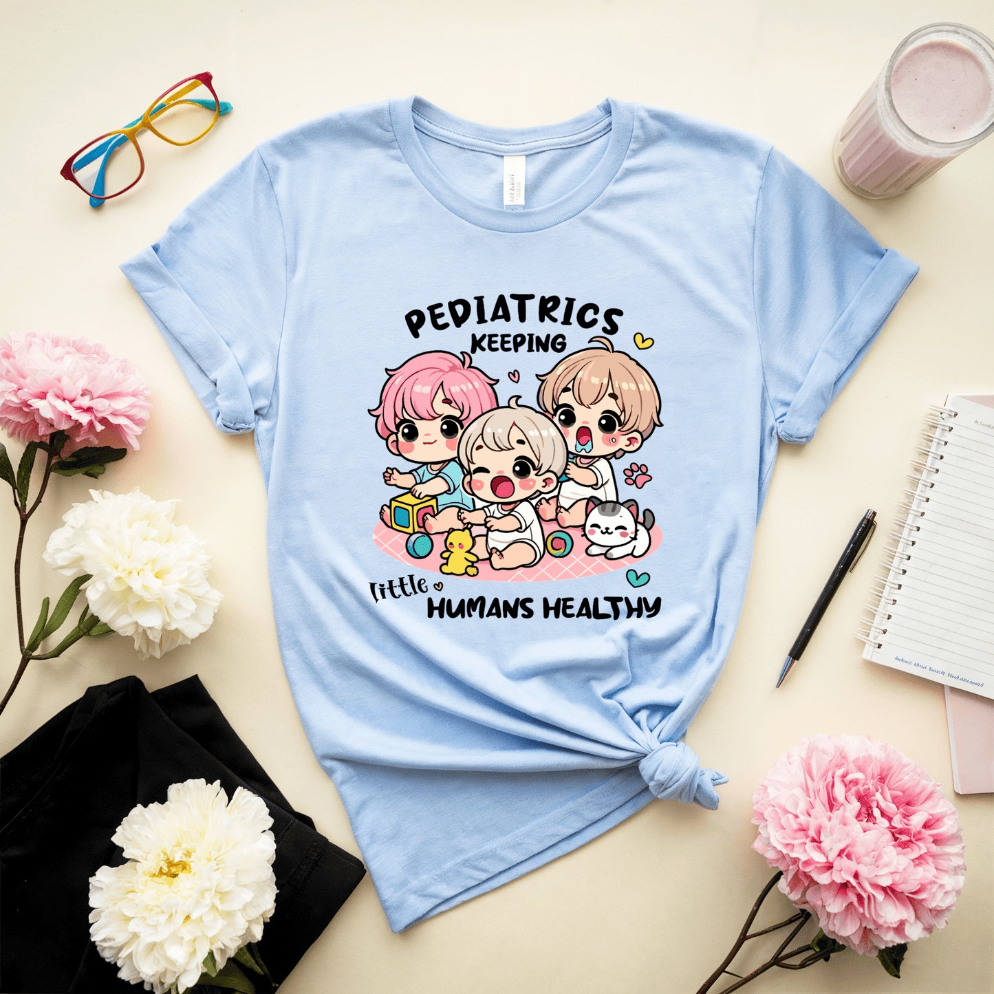 Pediatrics Keeping Little Humans Healthy T-Shirt