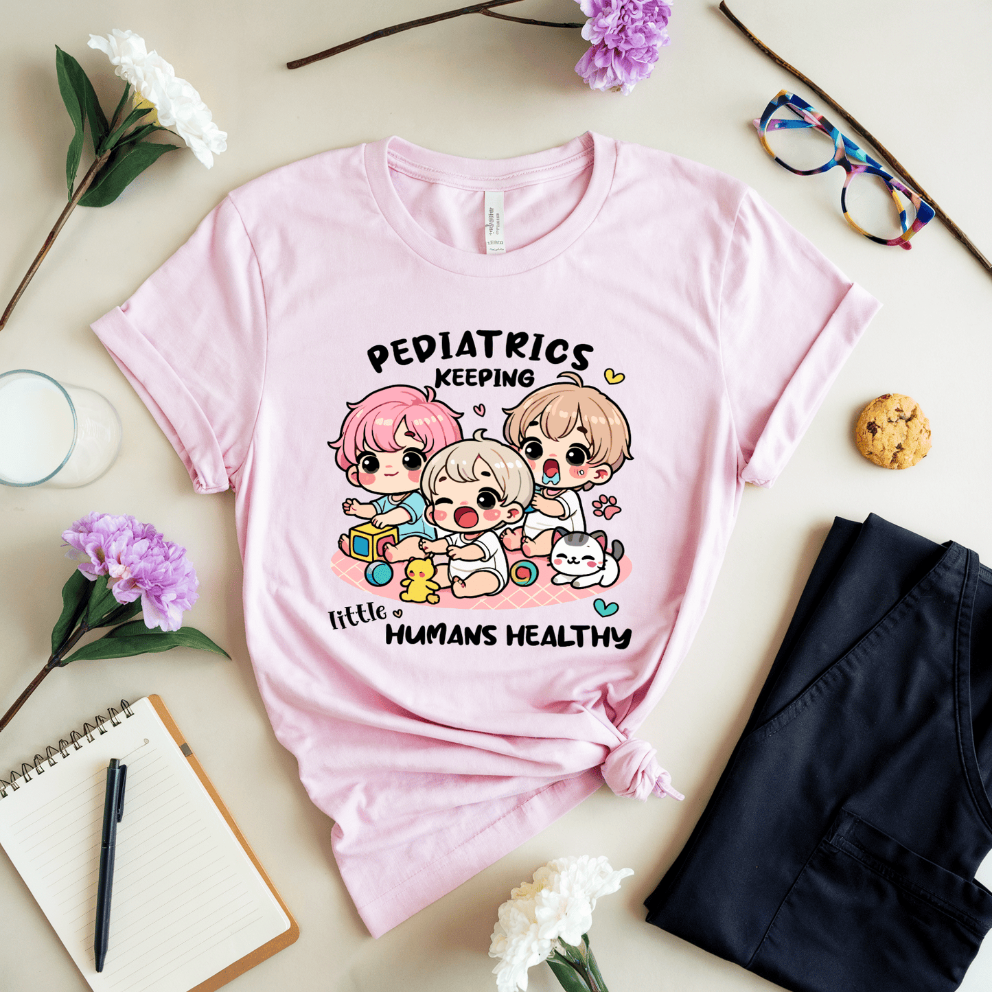 Pediatrics Keeping Little Humans Healthy T-Shirt