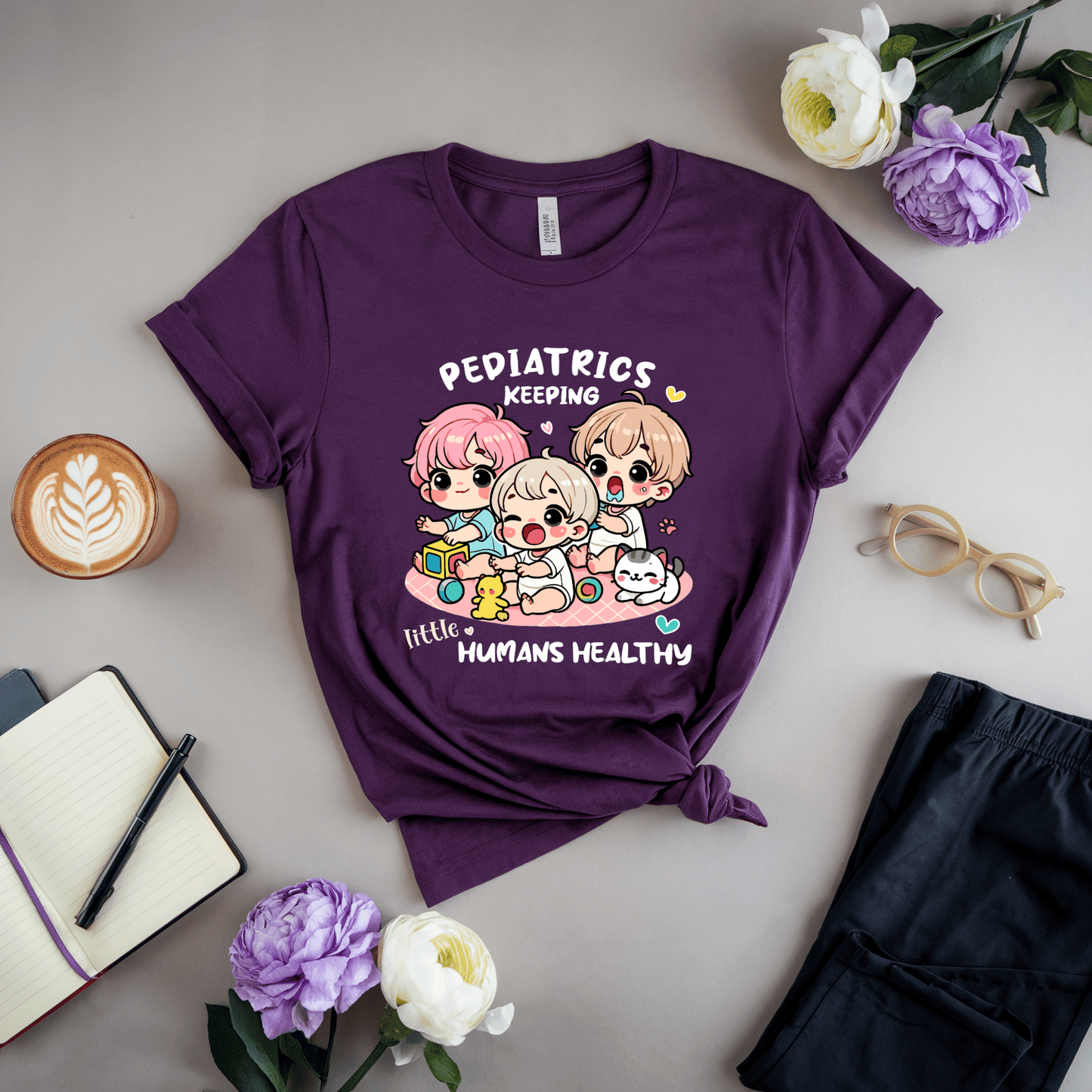Pediatrics Keeping Little Humans Healthy T-Shirt