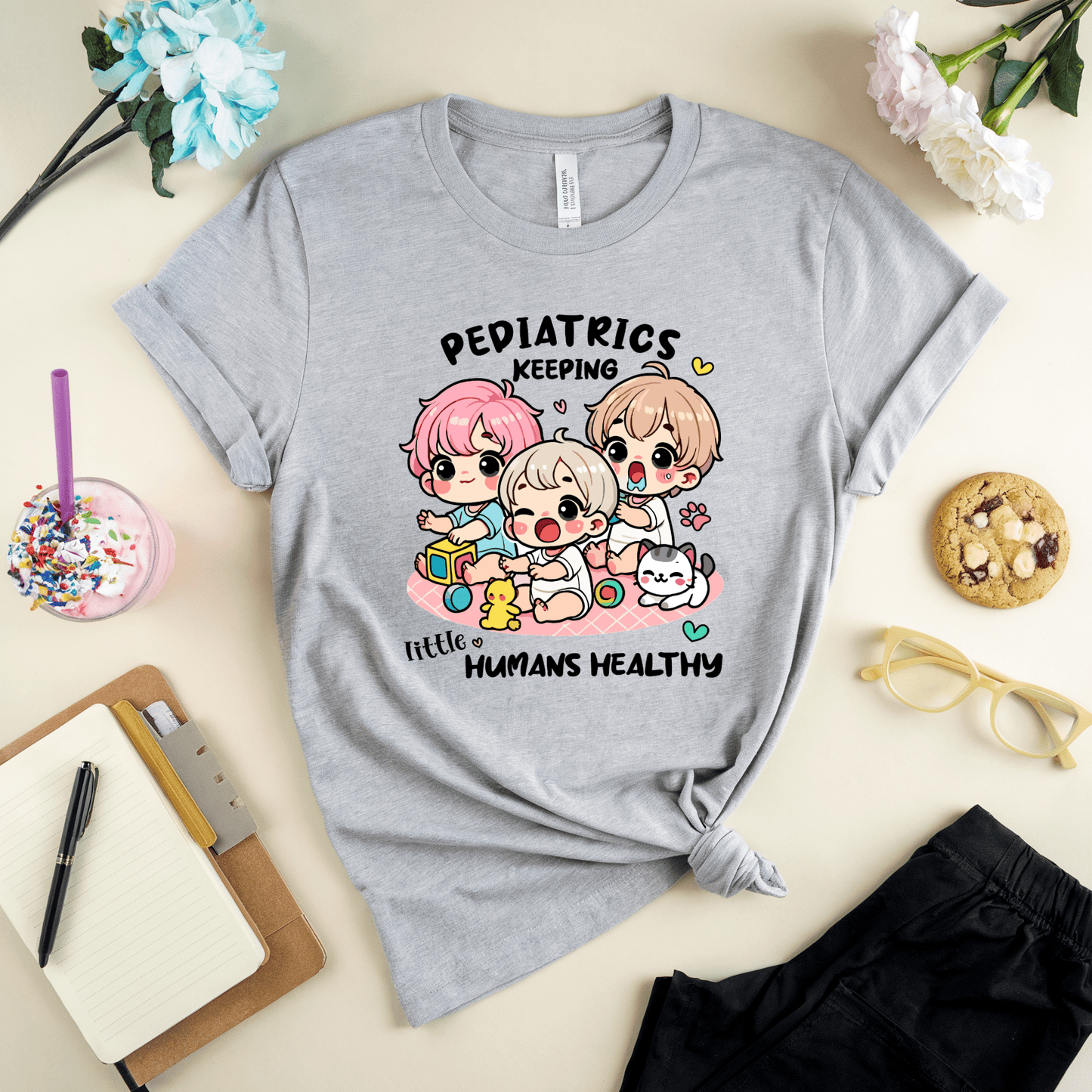 Pediatrics Keeping Little Humans Healthy T-Shirt