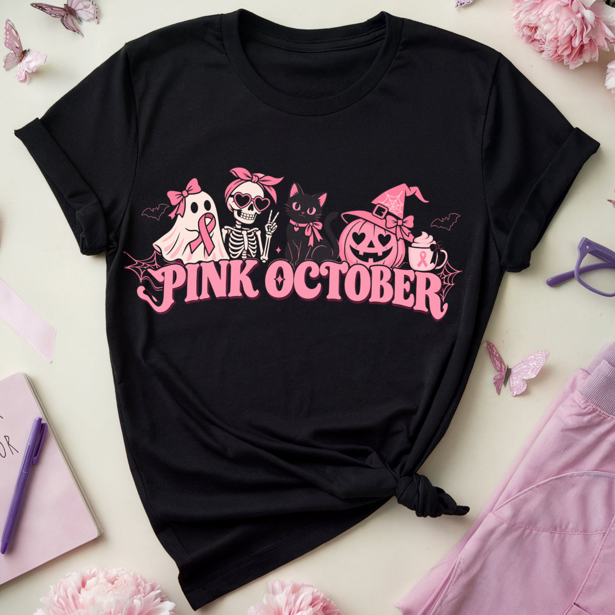 Pink October Gang T-Shirt
