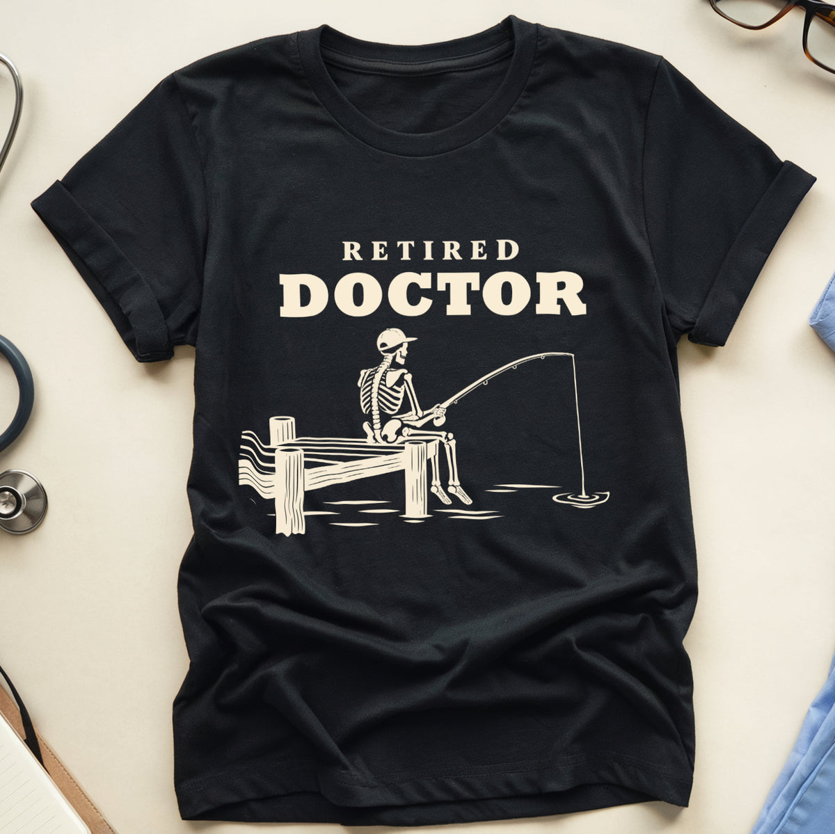 Retired Doctor Fishing T-Shirt