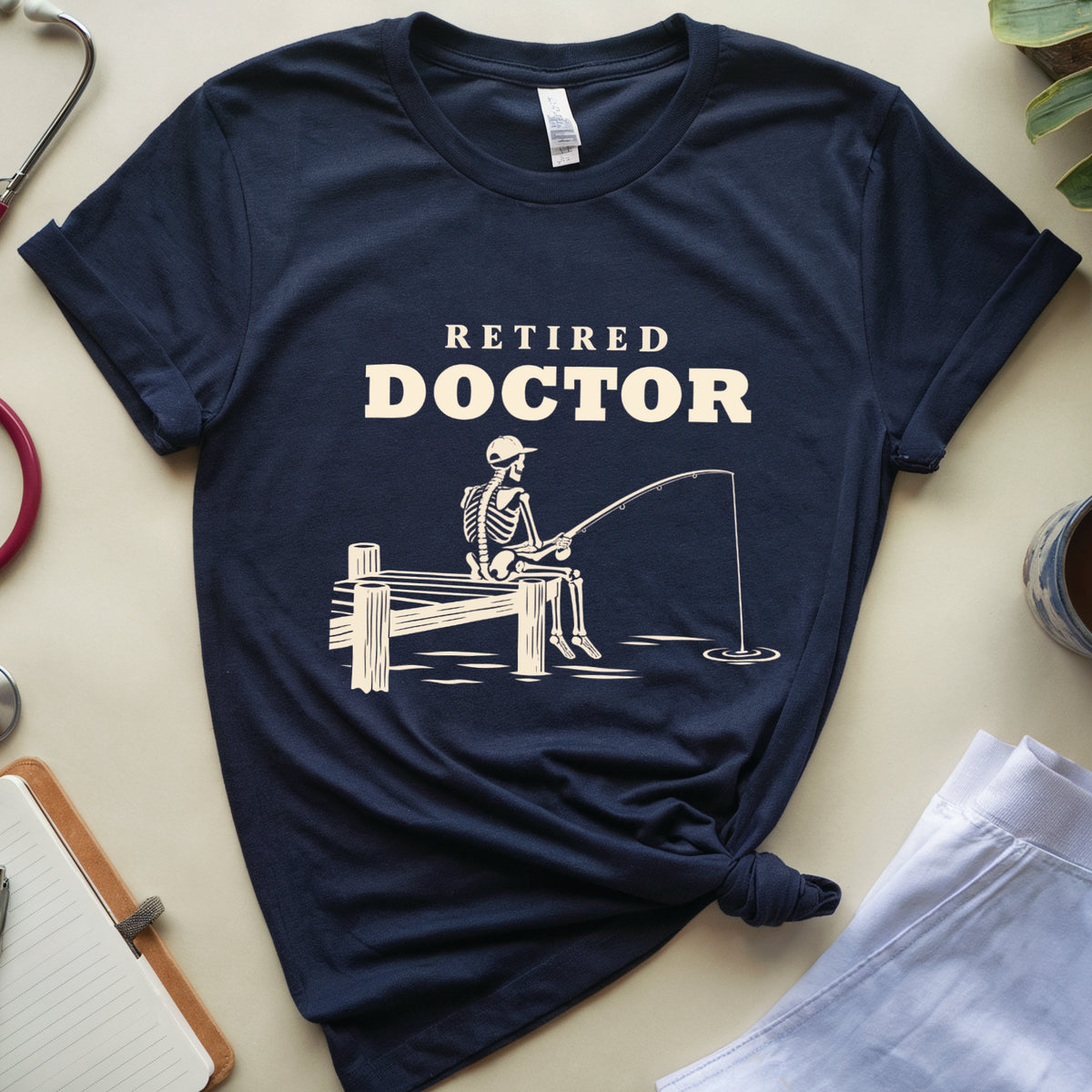 Retired Doctor Fishing T-Shirt