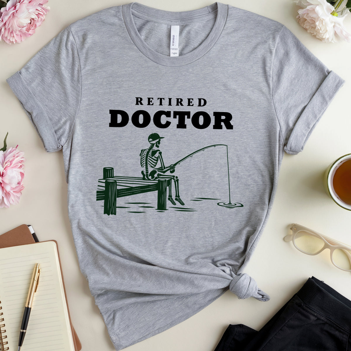 Retired Doctor Fishing T-Shirt
