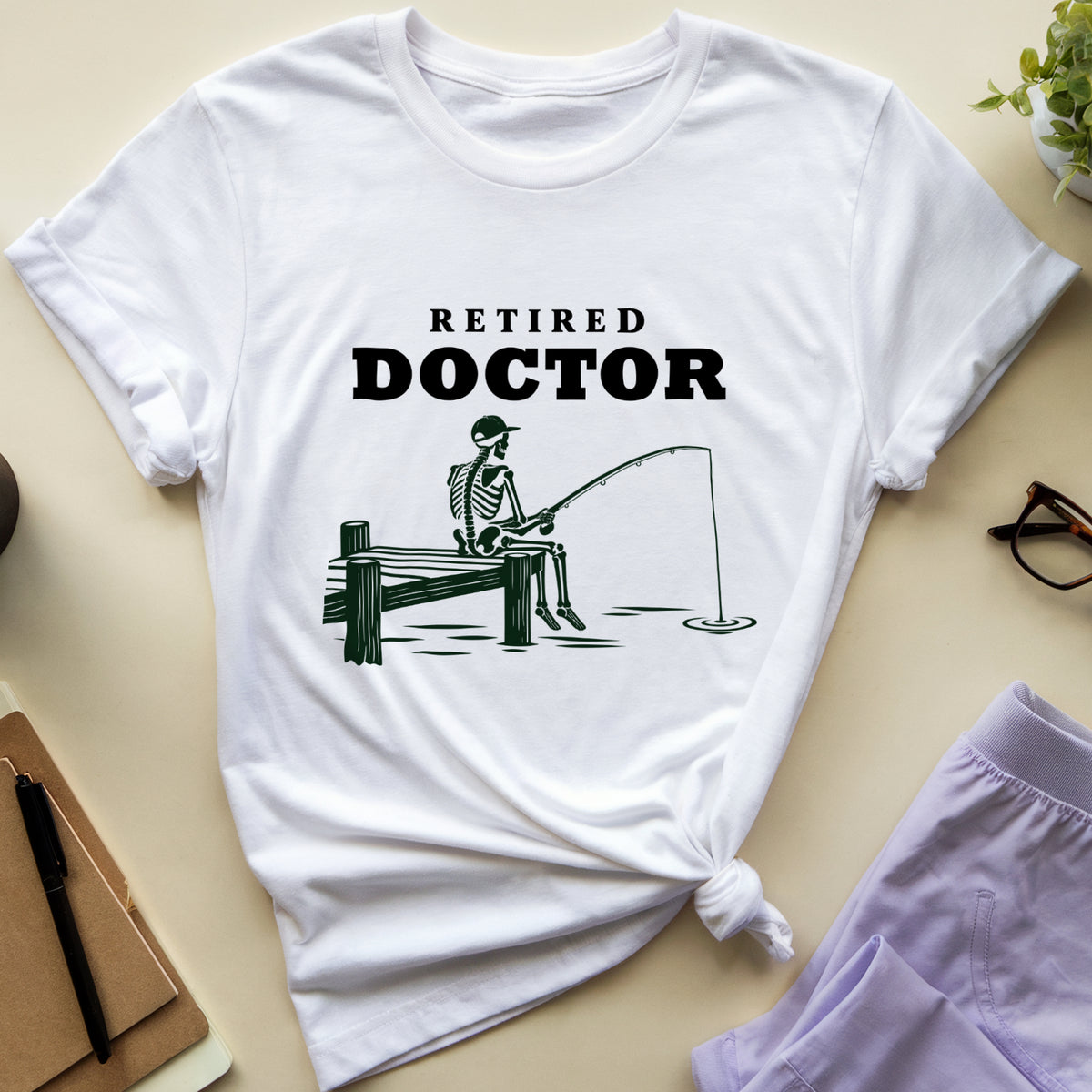 Retired Doctor Fishing T-Shirt