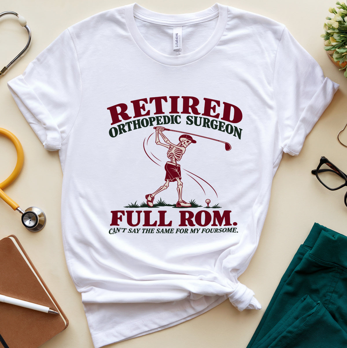 Retired Orthopedic Golfer T-Shirt