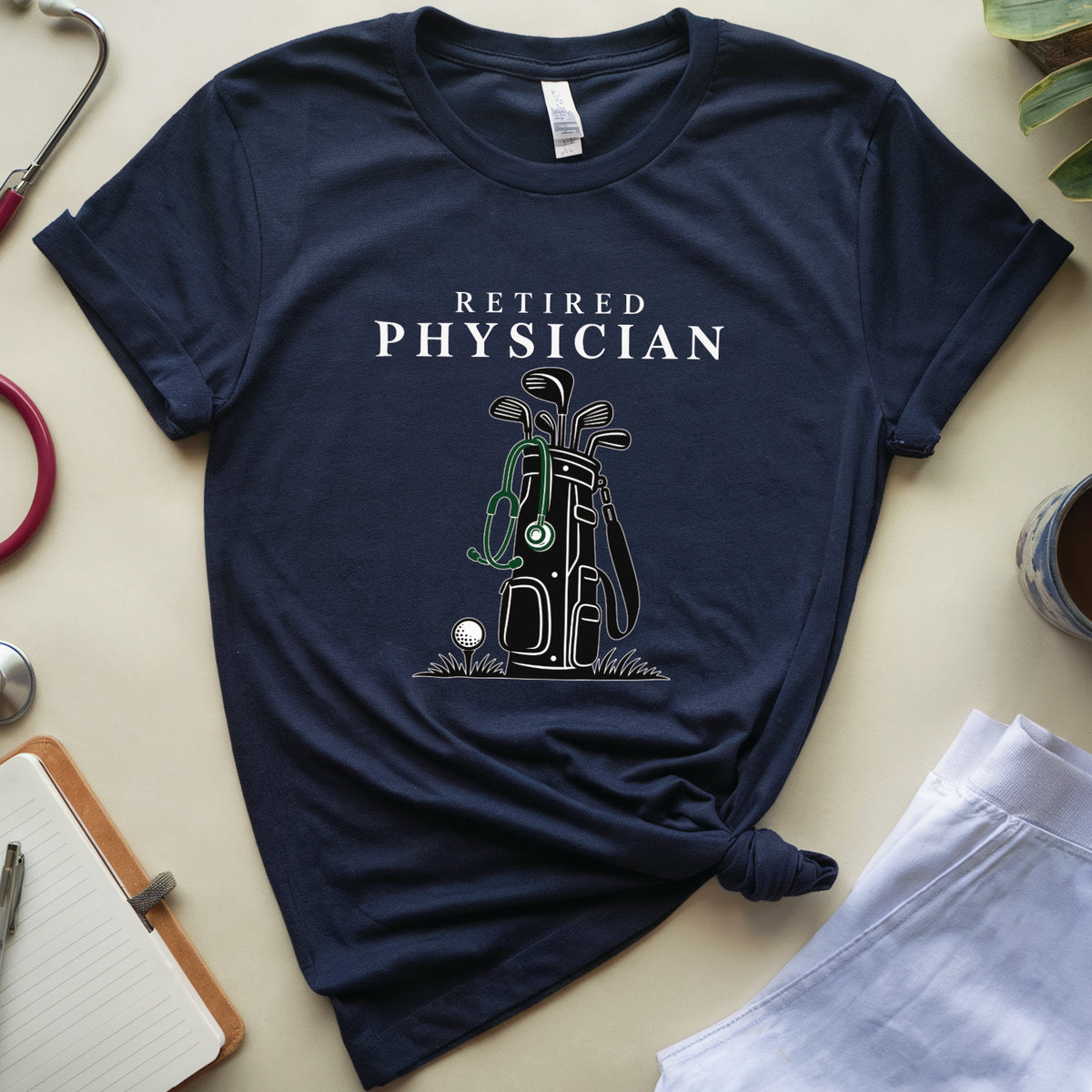 Retired Physician On Course T-Shirt