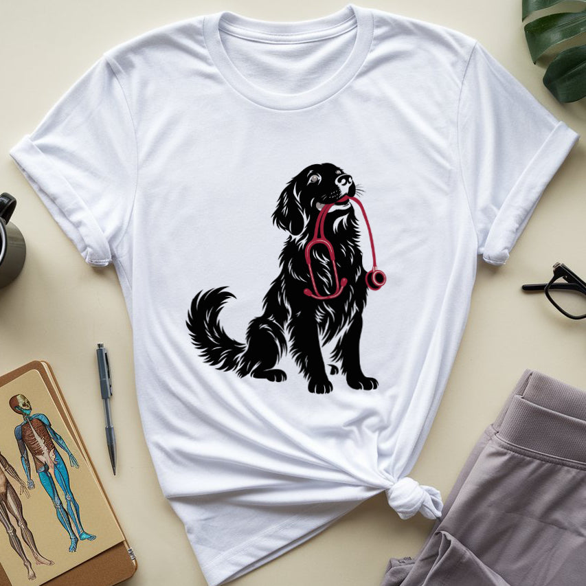 Retriever With A Stethoscope T-Shirt