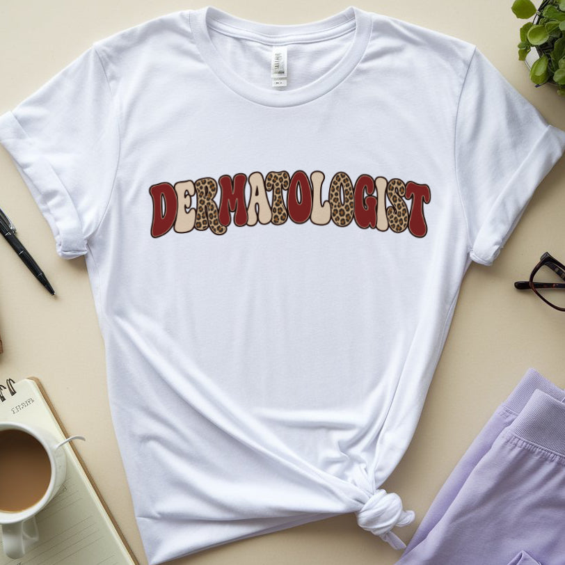 Retro Leopard Dermatologist T-Shirt